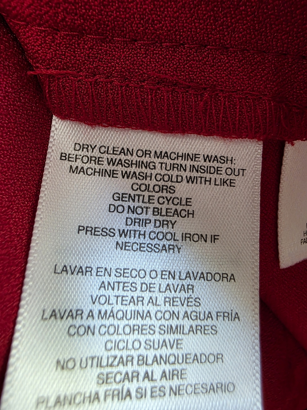Kasper Red Dress Pants NWT Size 14 - Picture 3 of 4